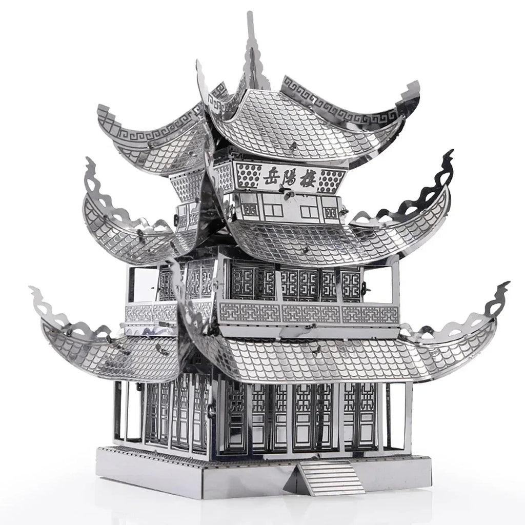 CowLost | product_id-3d-metal-puzzle-yue-yang-tower-chinese-architecture-diy-laser-cut-model-kit |1