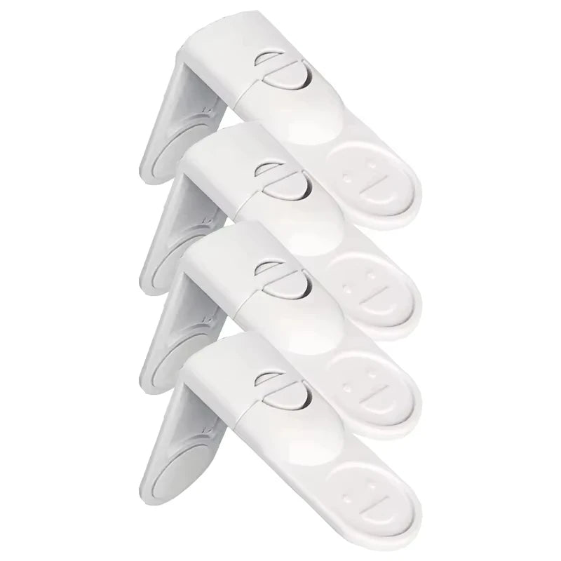 CowLost | 4pcs-multi-functional-cabinet-door-lock-anti-pinching-hand-refrigerator-lock |15
