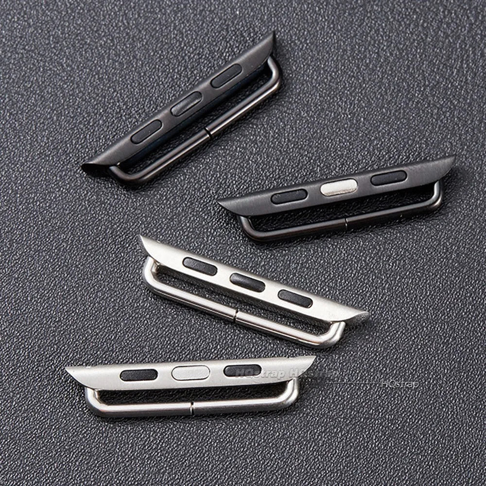 Stainless Steel Connector Adapter for Apple Watch Bands Series 9 8 7 6 5 SE 38-45mm
