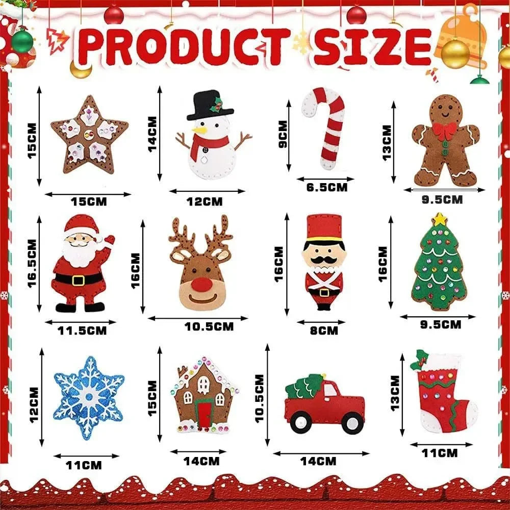 Kids DIY Animal Craft Kit Educational Sewing Felt Montessori Toys