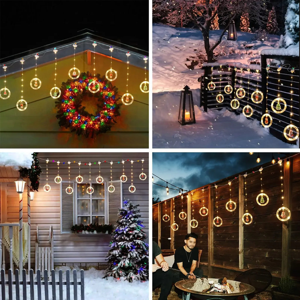 CowLost | product_id-led-usb-christmas-star-santa-curtain-string-lights-for-bedroom-and-living-room |6