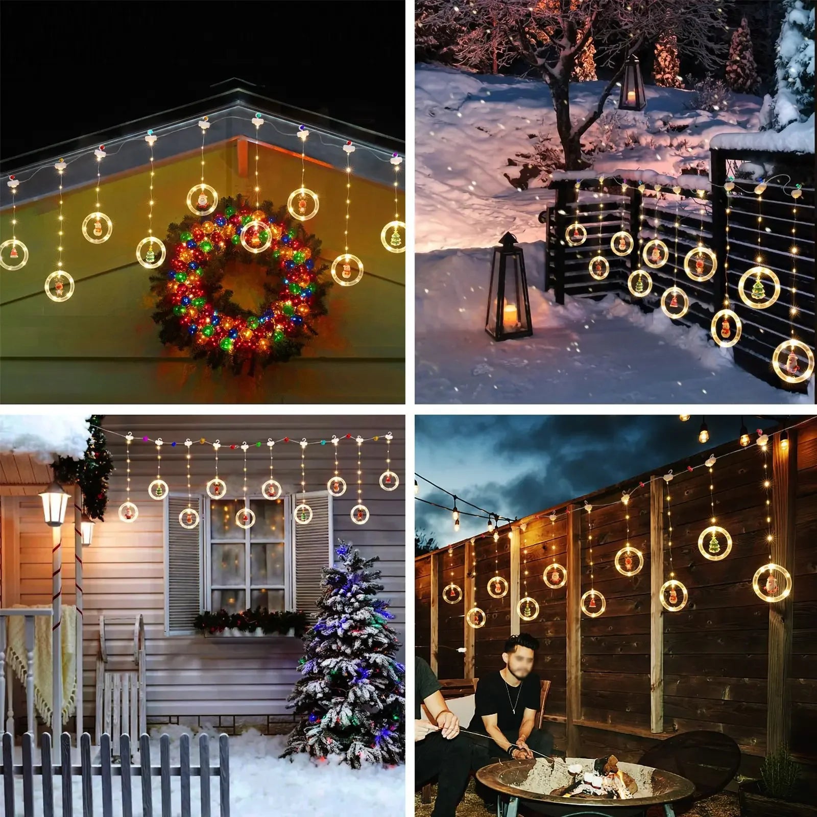 CowLost | product_id-led-usb-christmas-star-santa-curtain-string-lights-for-bedroom-and-living-room |6