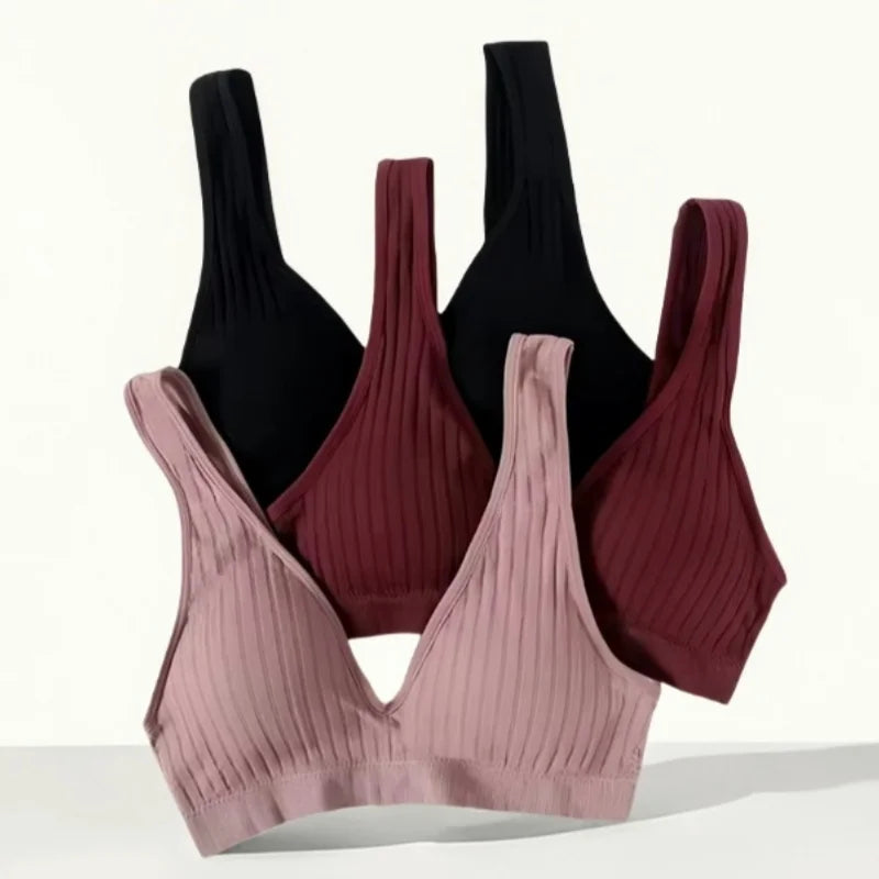 CowLost | seamless-bras-for-women-push-up-bra-v-neck-bra-tops-female-non-wire-brassiere-sports-underwear-backless-sexy-lingerie-s-xl |2