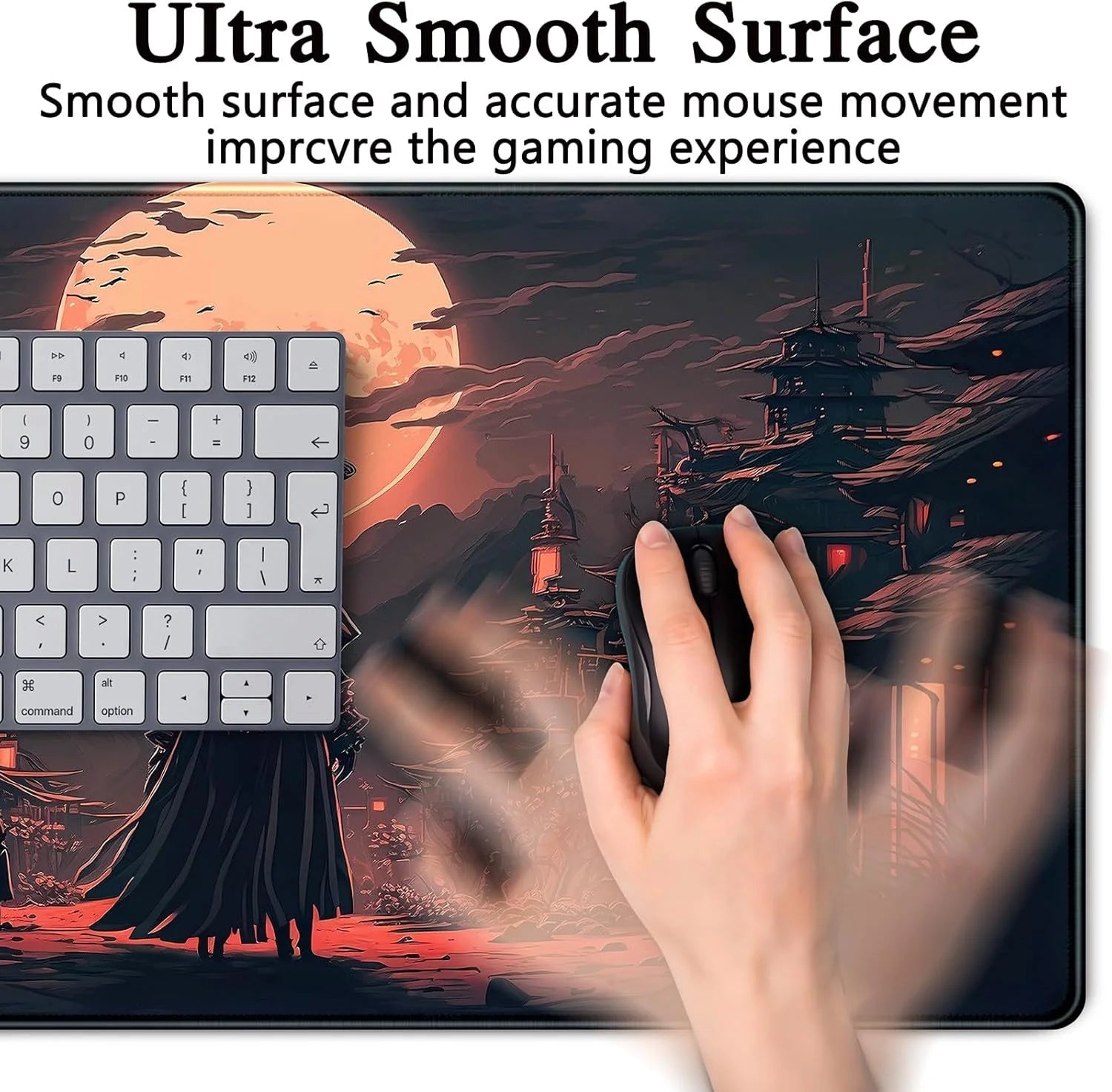 CowLost | uncategorized-japanese-samurai-xxl-mousepad-lock-edge-mat |4