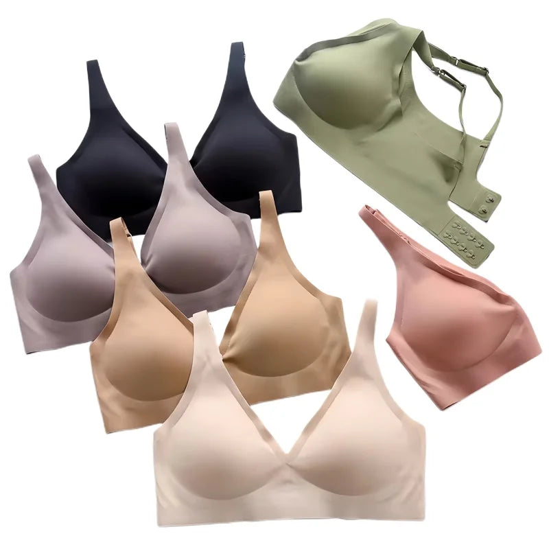 CowLost | product_id-seamless-wire-free-push-up-bra-for-women-deep-v-neck-u-back-2-hook-s-xxl |1