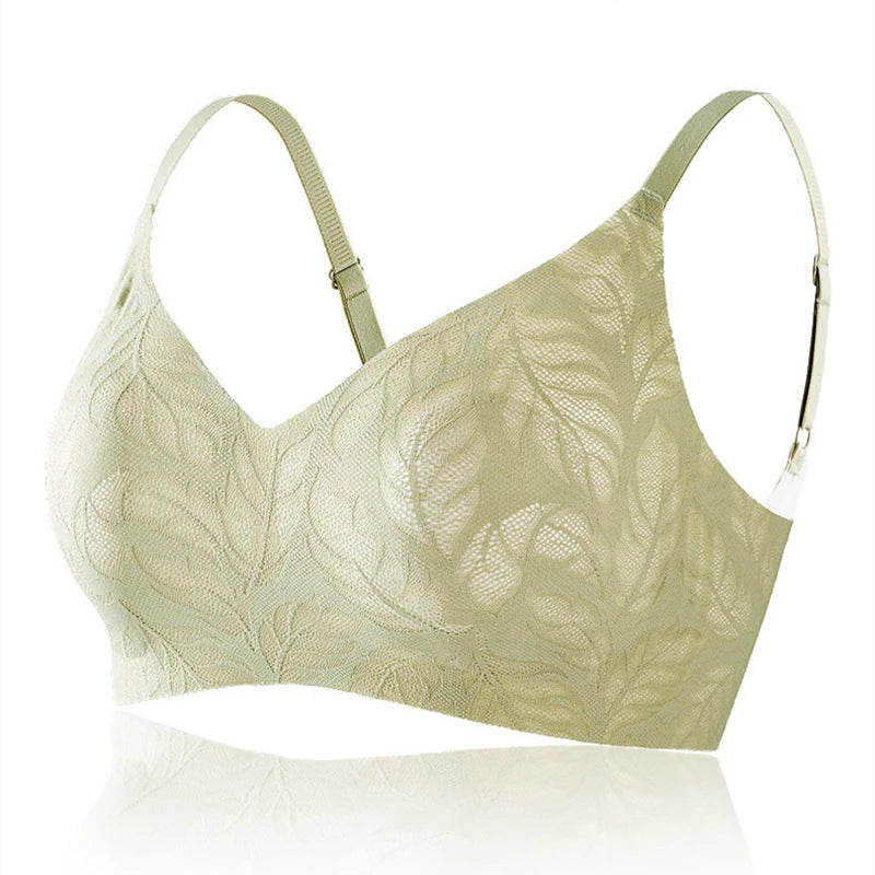 CowLost | product_id-ultra-thin-seamless-wire-free-lace-bra-for-large-breasts-soft-breathable-support |3