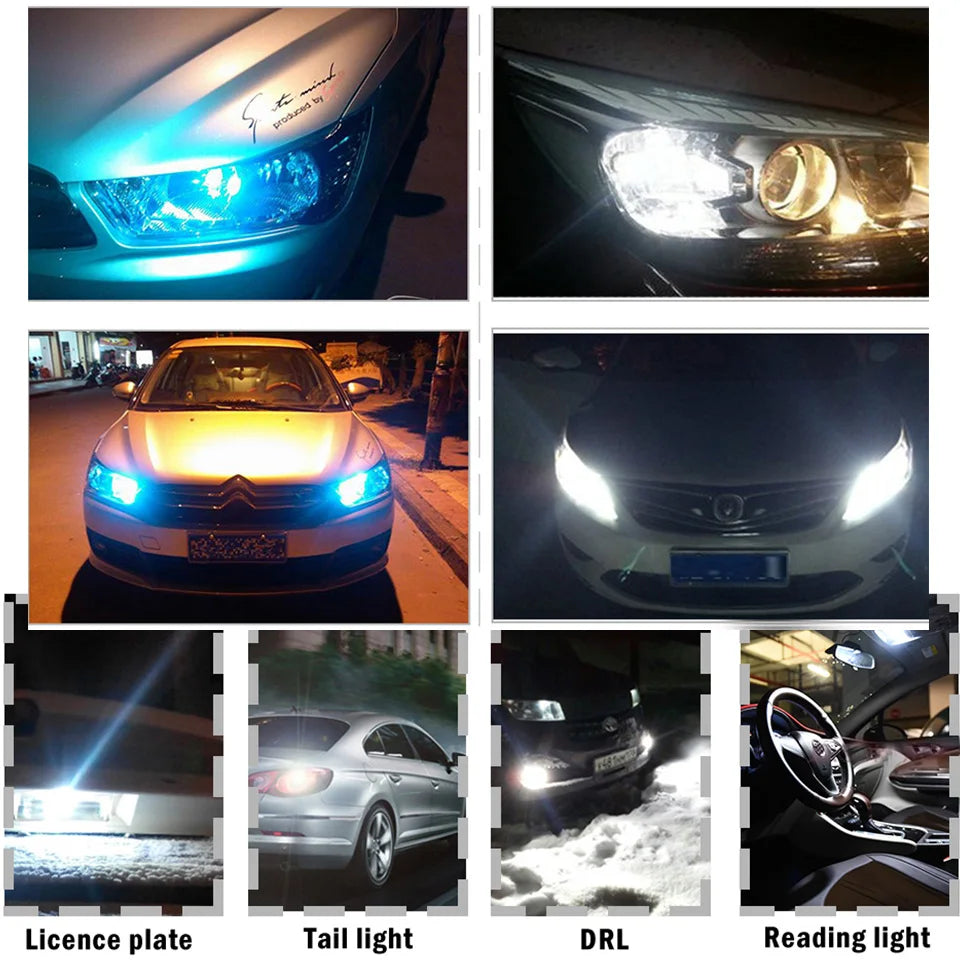 CowLost | product_id-10pcs-w5w-t10-led-car-license-plate-dome-reading-light-12v-24v |10