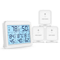 ORIA Wireless Digital Hygrometer Thermometer Indoor Outdoor with 3 Sensors