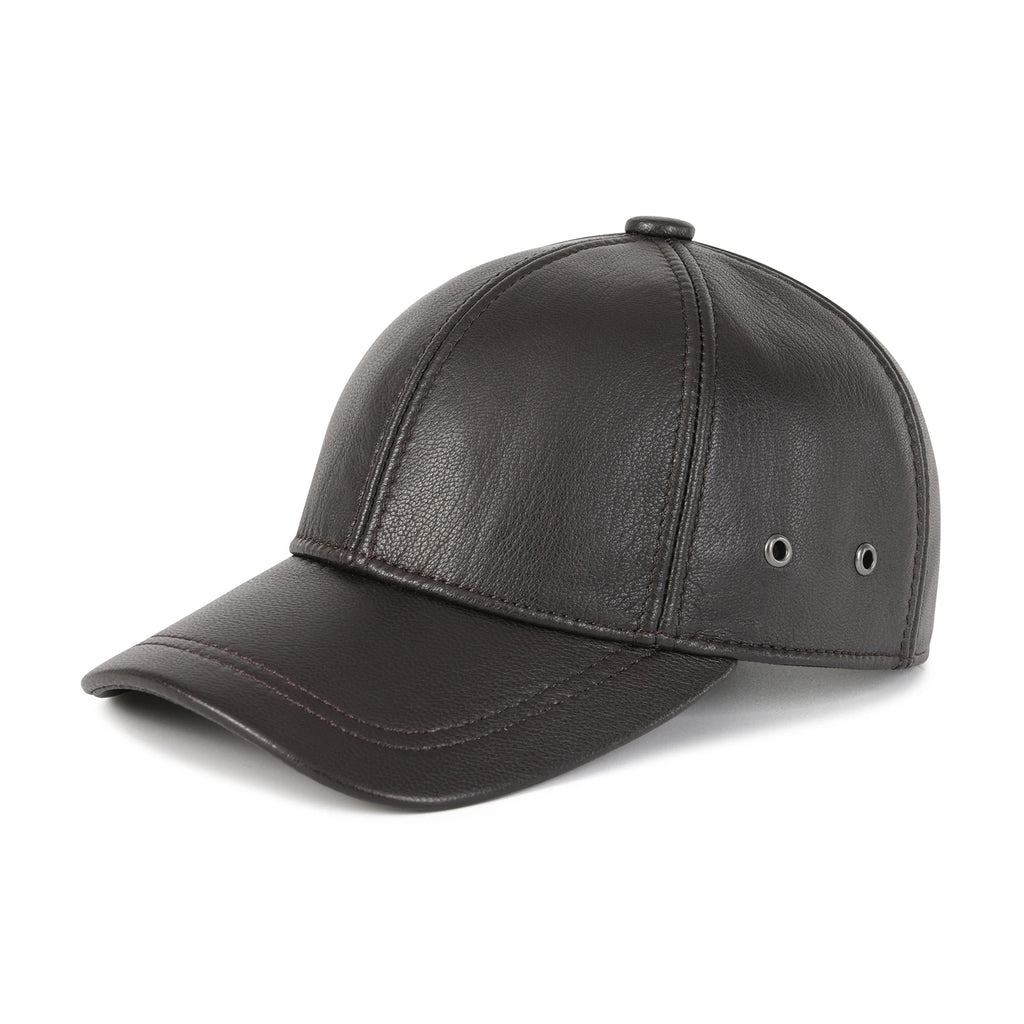CowLost | feinion-genuine-leather-unisex-baseball-cap |1