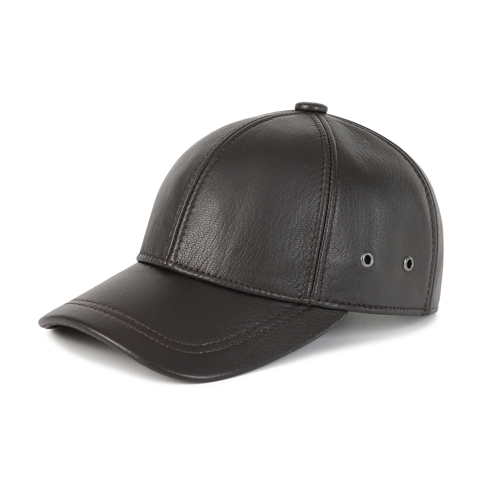 CowLost | feinion-genuine-leather-unisex-baseball-cap |1