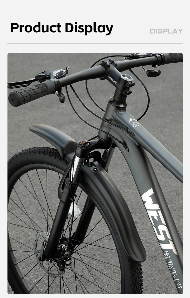 CowLost | sporting-goods-west-biking-reflective-high-toughness-bicycle-fender-for-26-27-5-inch-mtb |30