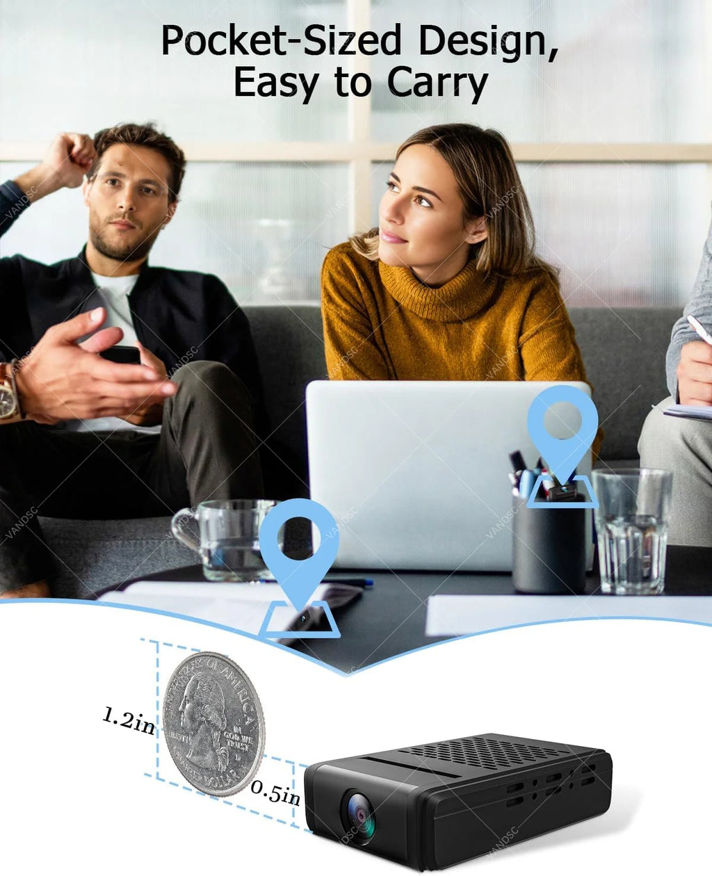 CowLost | product_id-vesafe-mini-4k-wifi-security-camera-with-180-rotating-lens-cloud-sd-storage-motion-detection-no-wifi-recording |2
