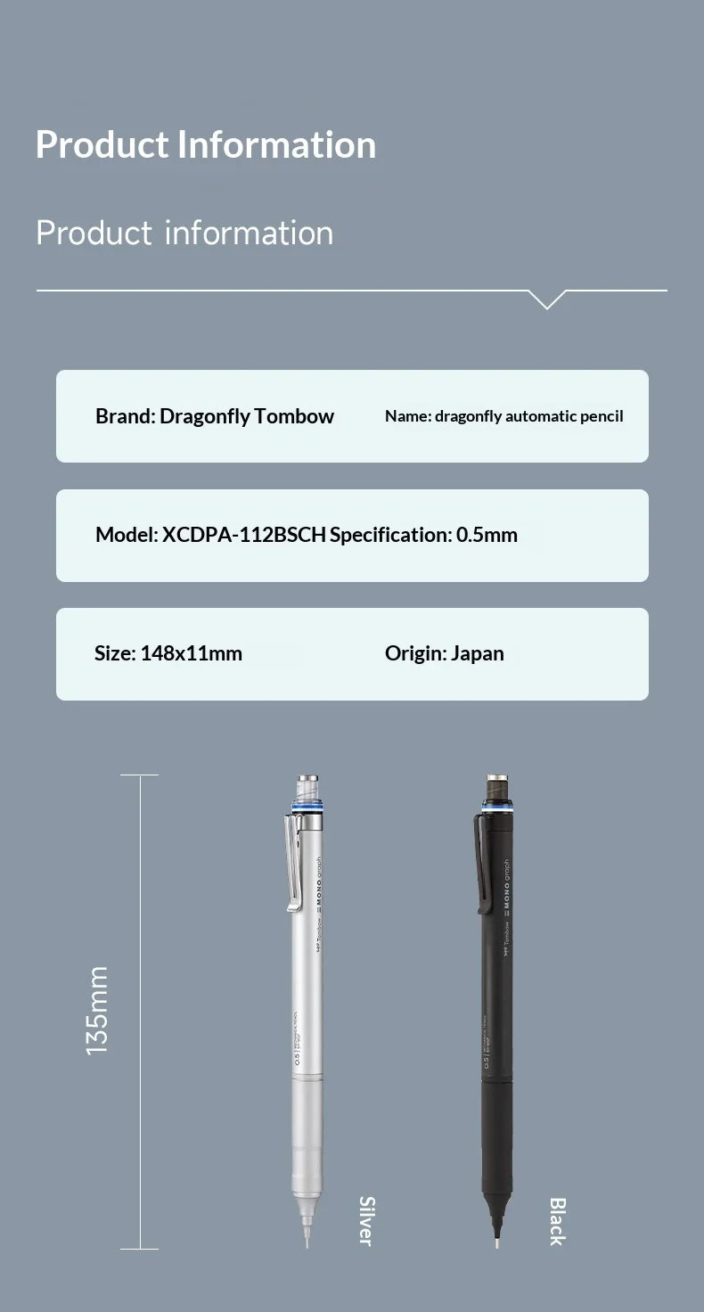 CowLost | product_id-tombow-mono-graph-fine-0-5mm-mechanical-pencil-with-metal-grip-and-eraser-for-professionals |24