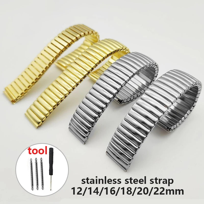 CowLost | product_id-universal-adjustable-stainless-steel-silver-gold-elastic-watchband-for-rolex |7