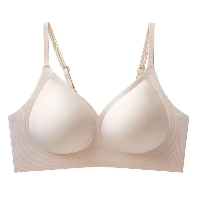 CowLost | product_id-breathable-seamless-wire-free-thin-bra-for-small-chest-women-anti-sagging-gathered-sexy |9