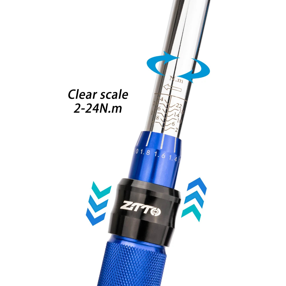 CowLost | ztto-mtb-road-bike-bicycle-preset-torque-wrench-2nm-to-24nm-precise-instrument-durable-hexagon-t25-allen-key-s2-prime-steel |4