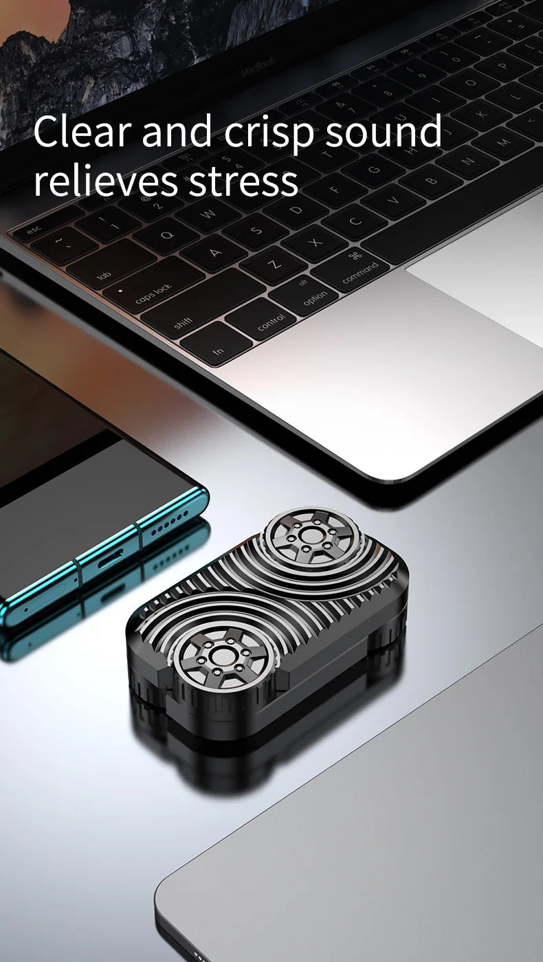 CowLost | wheel-edc-push-slider-metal-finger-gyro-desk-fidget-toys-adhd-anxiety-relief-decompression-games-for-adults-stress-relief-gifts |15