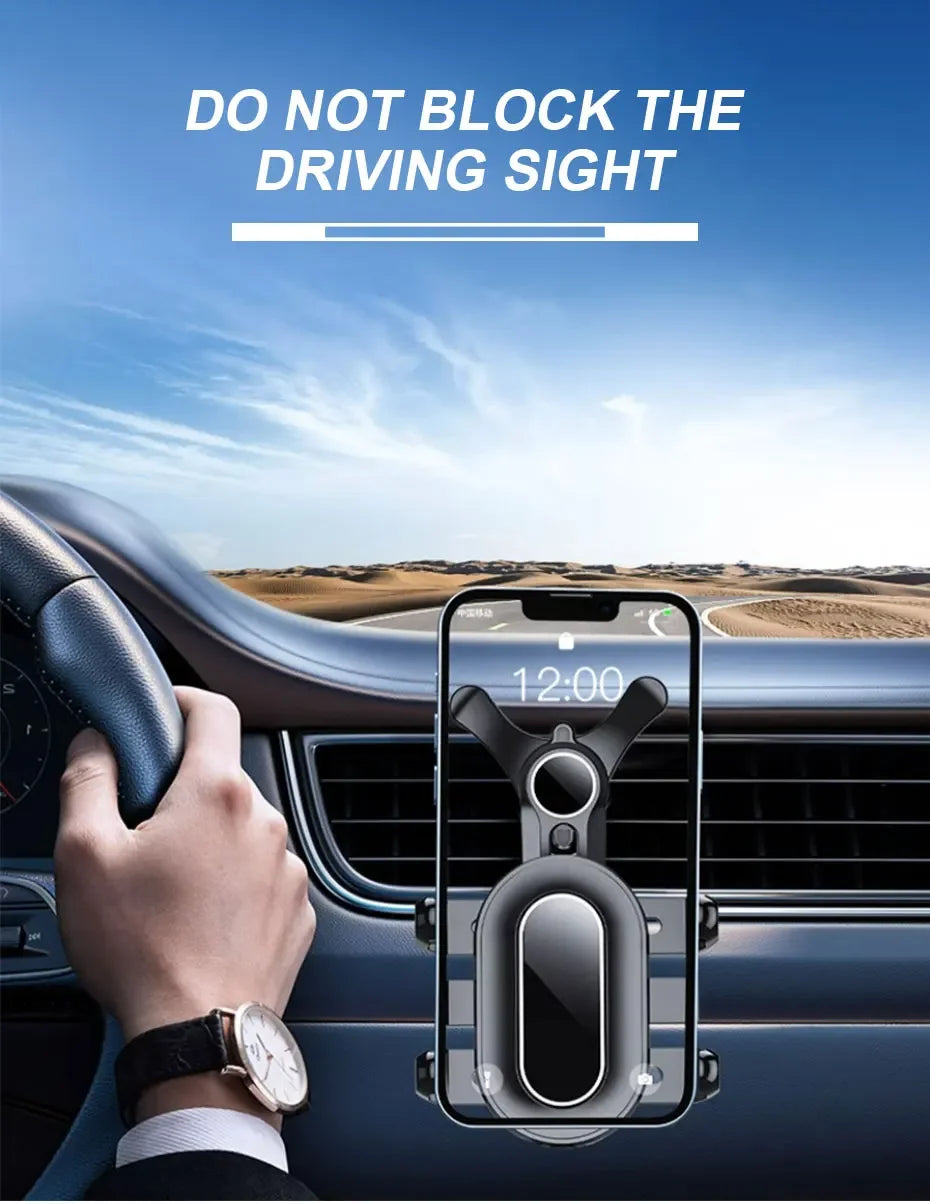 CowLost | mobile-phone-car-mounts-product_id-gravity-car-air-vent-phone-holder-360-rotation-mobile-stand-clip-mount |12