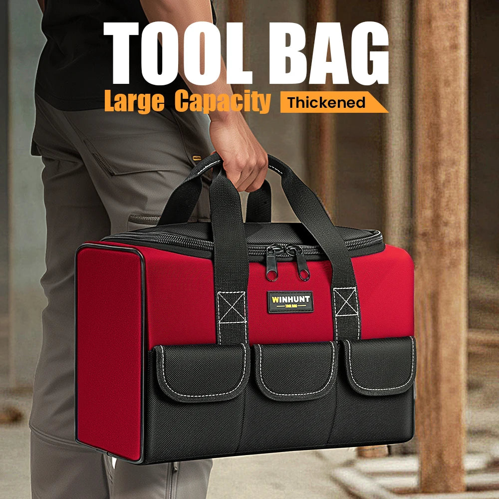 CowLost | product_id-heavy-duty-17-tool-bag-wide-mouth-tote-for-electrician-carpenter-mechanic |2