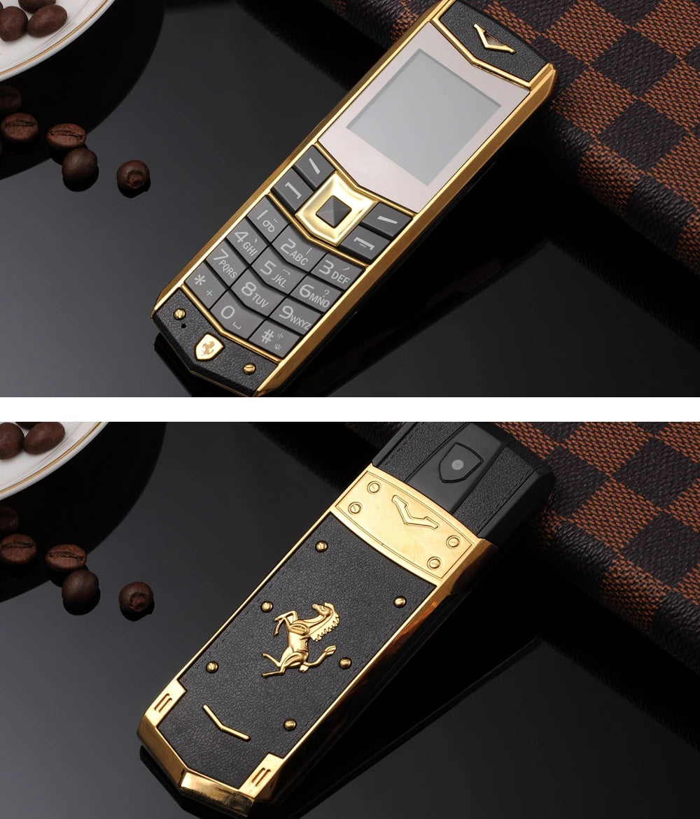 CowLost | mini-classic-luxury-phone-metal-frame-dual-sim-bluetooth |3