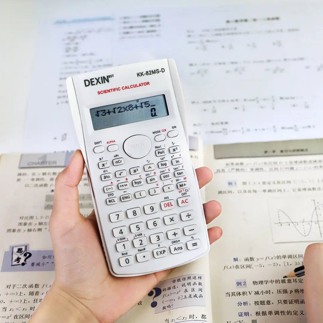 CowLost | portable-dual-row-screen-multi-functional-scientific-function-calculator |6