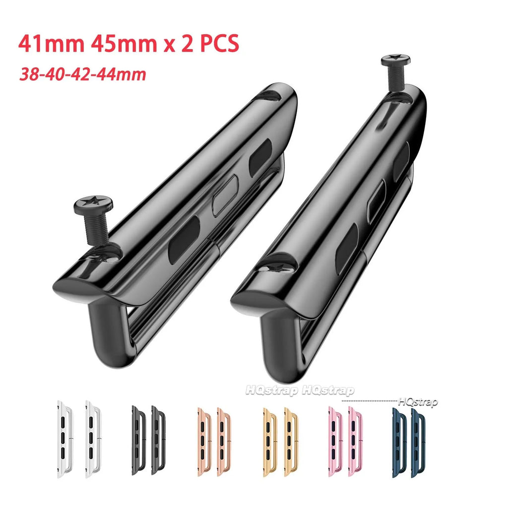 Stainless Steel Connector Adapter for Apple Watch Bands Series 9 8 7 6 5 SE 38-45mm