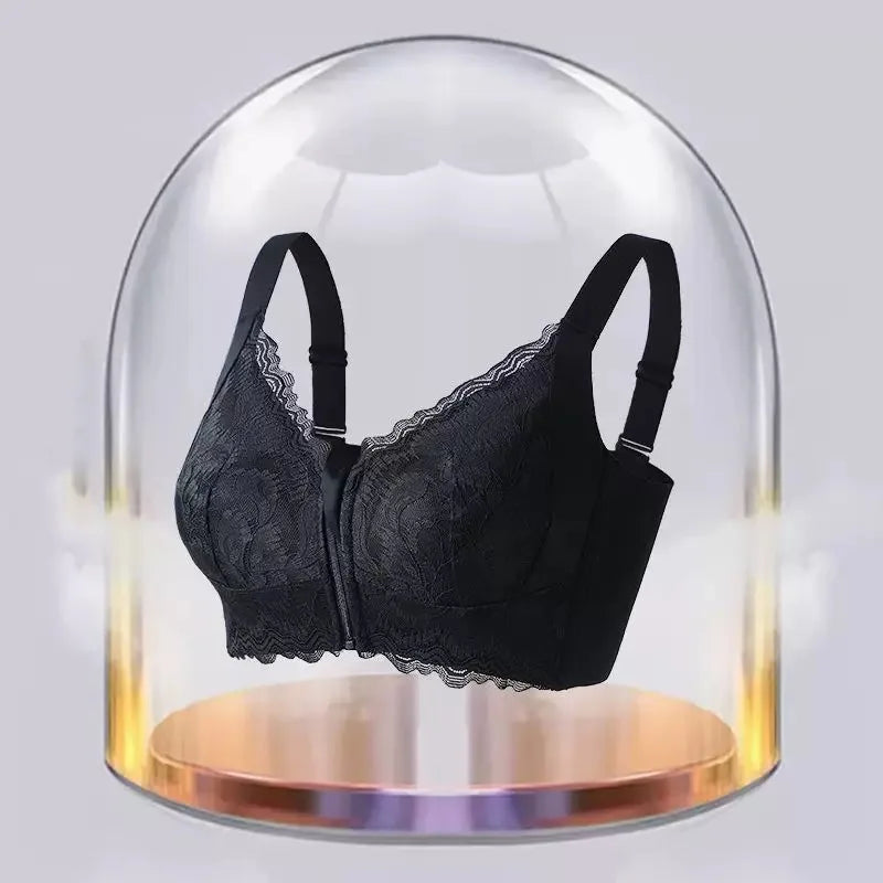 CowLost | product_id-womens-front-zipper-bra-with-back-gathering-correction-anti-sagging-comfort-warmth |11