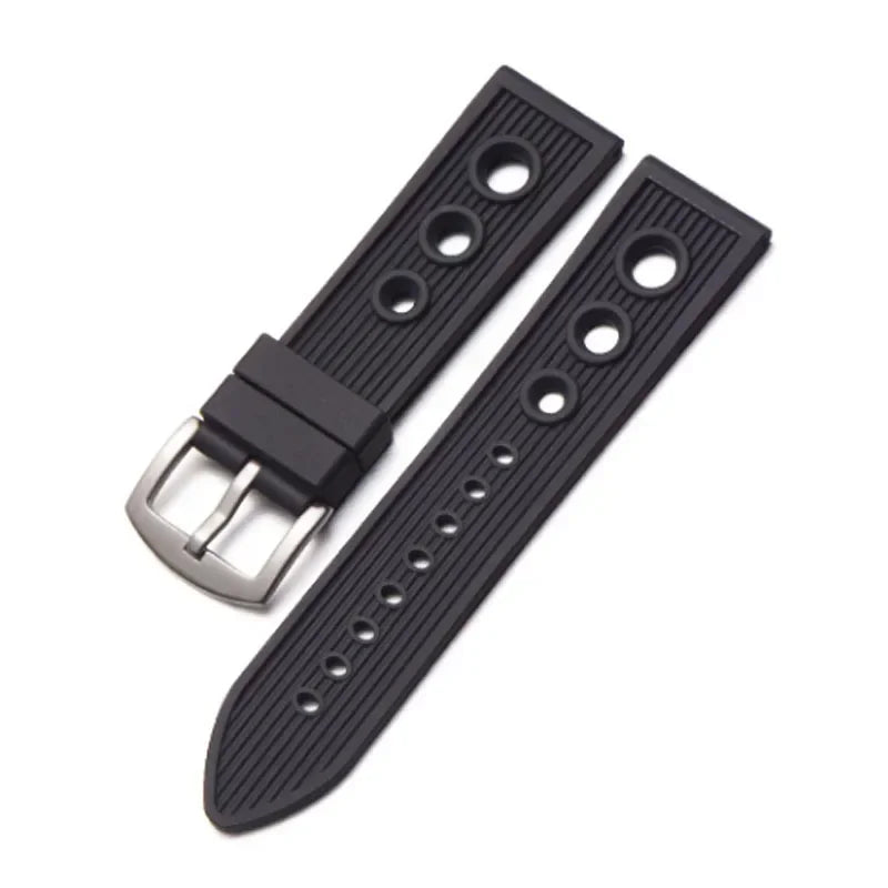 CowLost | product_id-22mm-waterproof-breathable-silicone-wrist-strap-for-rolex-and-seiko-watches |24