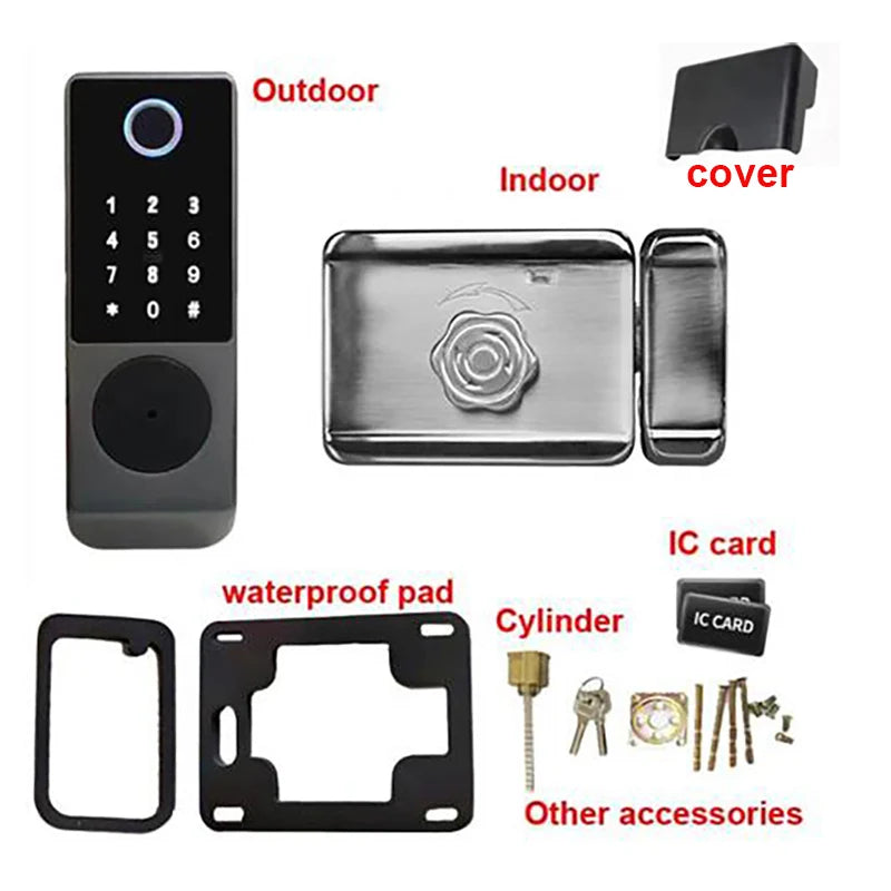 CowLost | locks-keys-product_id-waterproof-tuya-wifi-ttlock-bluetooth-biometric-fingerprint-smart-lock-for-street-gates |12
