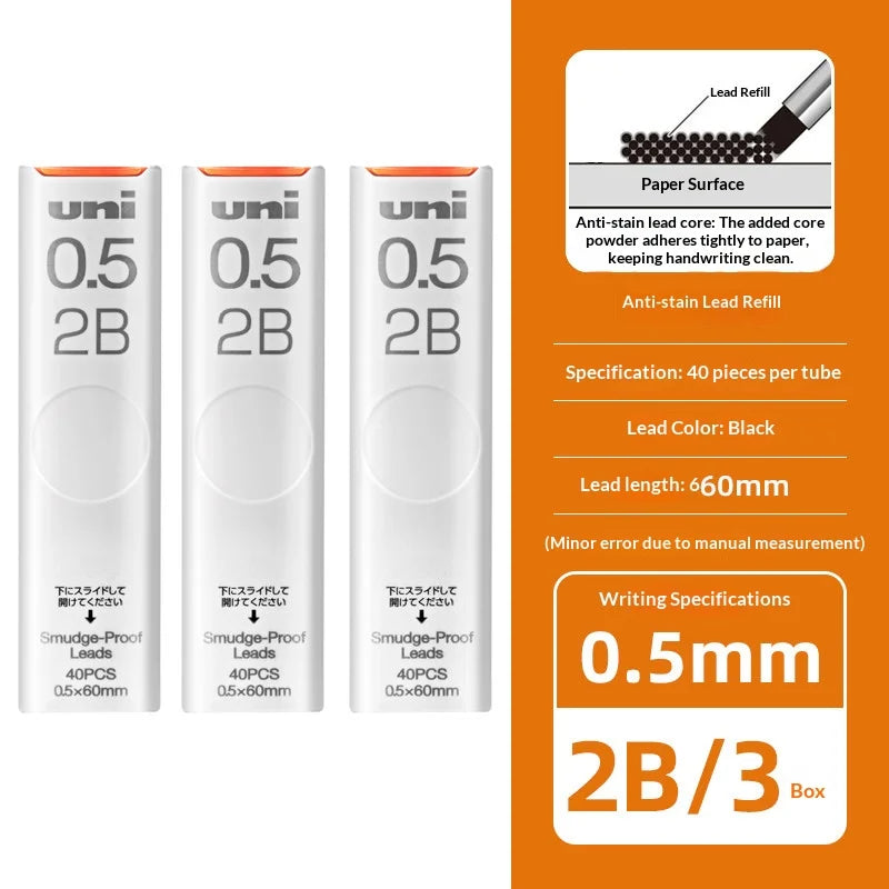 CowLost | product_id-uni-m5-kh-sunrise-orange-limited-kurutoga-0-5mm-auto-rotating-metal-mechanical-pencil-break-resistant |24