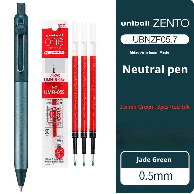 CowLost | product_id-uni-zento-flow-metal-grip-gel-pen-0-38-0-5mm-black-ink-smooth-writing-for-business-journals |22