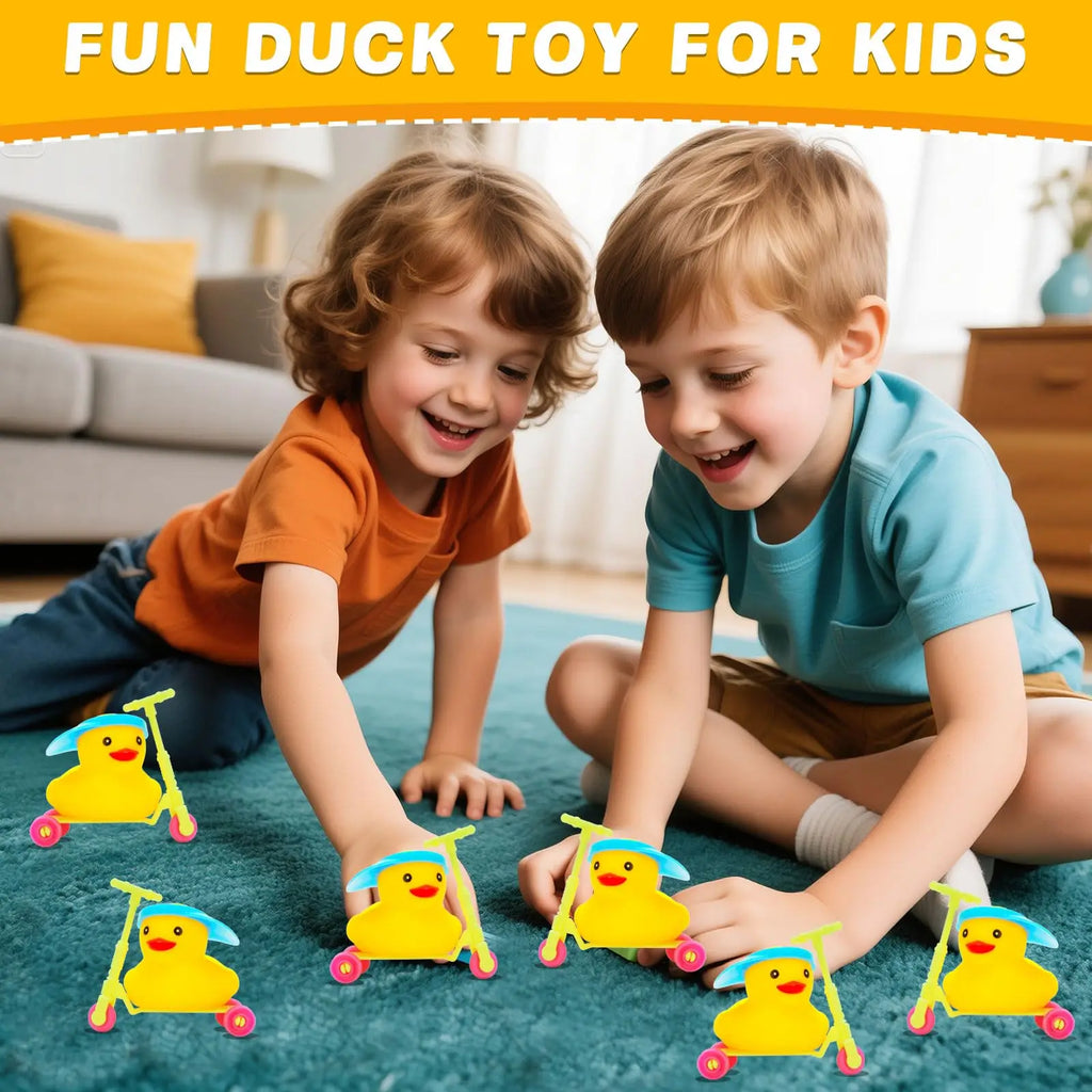 CowLost | product_id-yellow-rubber-duck-with-mini-scooter-car-dashboard-decoration-squeaky-toy-for-jeep-ducking-party-favors |5