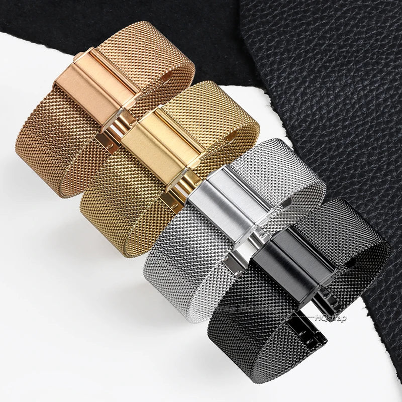CowLost | product_id-quick-release-stainless-steel-milanese-loop-watch-band-16-22mm-with-folding-buckle-for-dw-watch |2