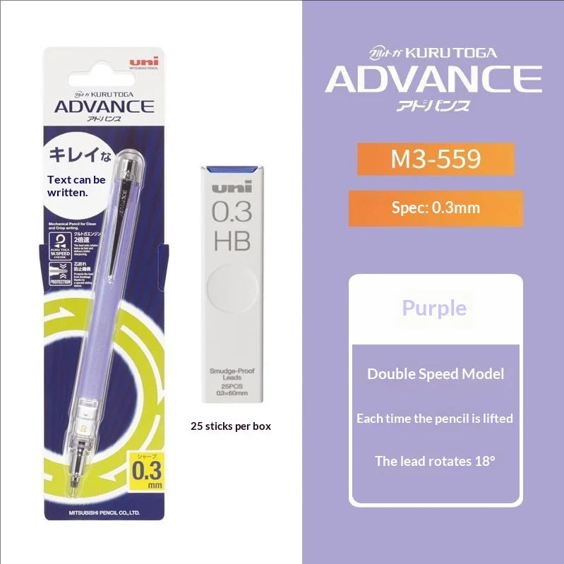 CowLost | product_id-uni-mitsubishi-kuru-toga-m5-559-0-5mm-limited-illustration-pencil-set-with-double-rotation-engine-for-precision-writing-drawing |35