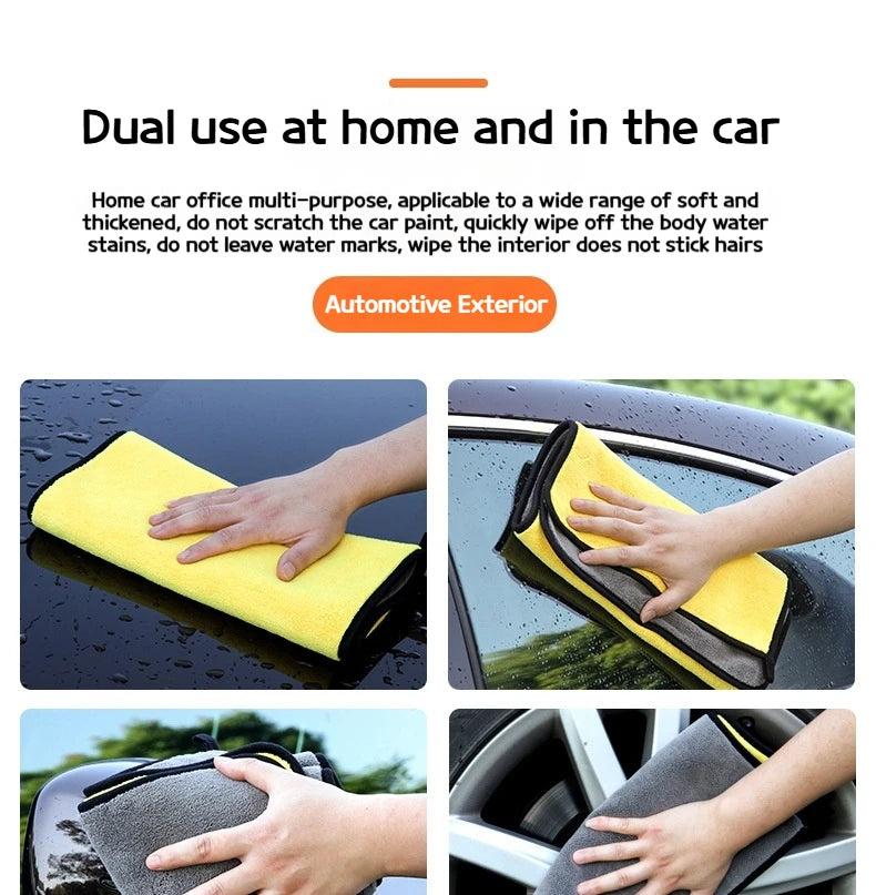 CowLost | car-wash-brushes-product_id-5pcs-microfiber-car-wash-and-drying-towels-absorbent-cleaning-cloths |16