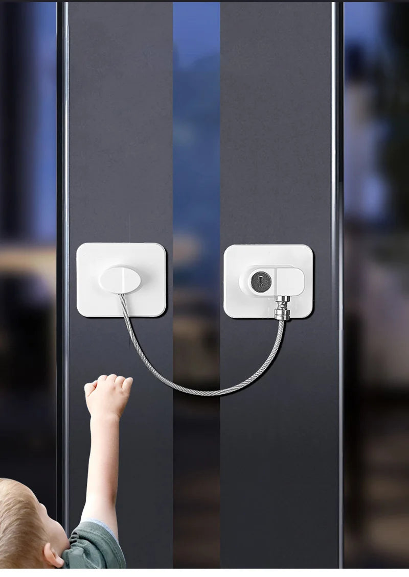 CowLost | multi-functional-baby-safety-lock-with-key-limiter-drawer-refrigerator-locks |7