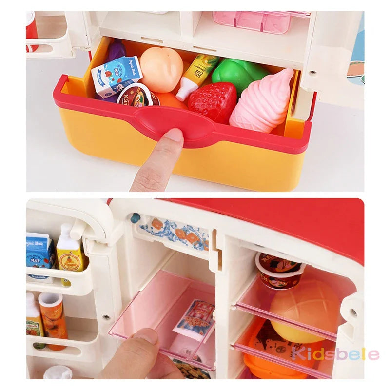 CowLost | fencing-barriers-kids-mini-electric-double-door-play-refrigerator-toy |5