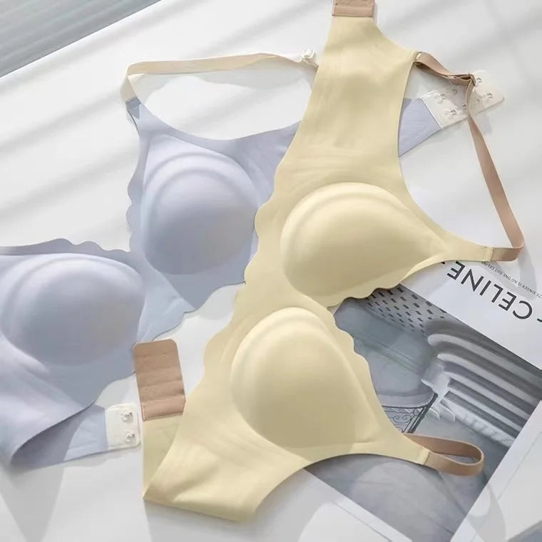 CowLost | product_id-no-trace-womens-wire-free-adjustable-seamless-back-support-bra-thin-sling |10