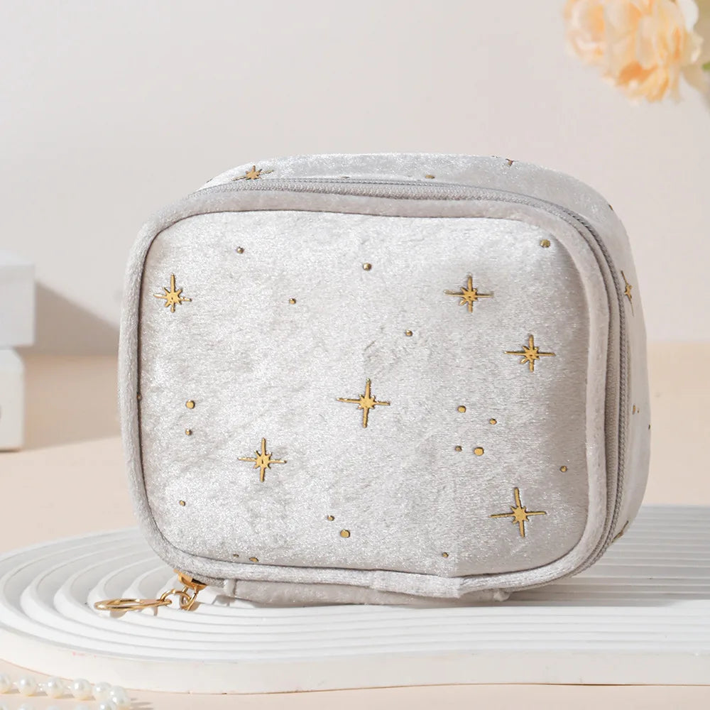 CowLost | mini-cute-square-cosmetic-bag-women-portable-earphones-lipstick-sanitary-napkins-storage-pouch |6