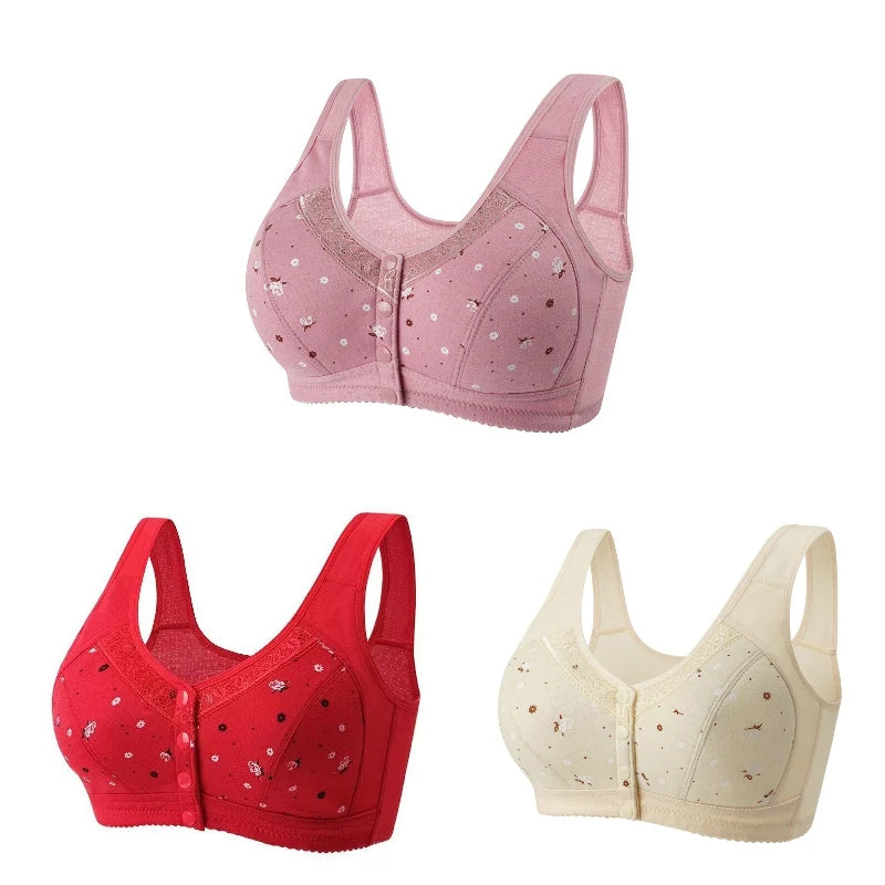 CowLost | product_id-fallsweet-3-piece-wireless-front-closure-seamless-lace-bra-set-plus-size |15