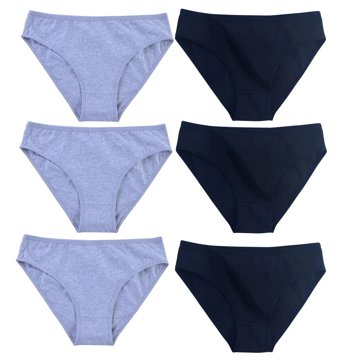 CowLost | product_id-6pcs-women-seamless-cotton-briefs-m-xl-solid-color-comfortable-panties |7