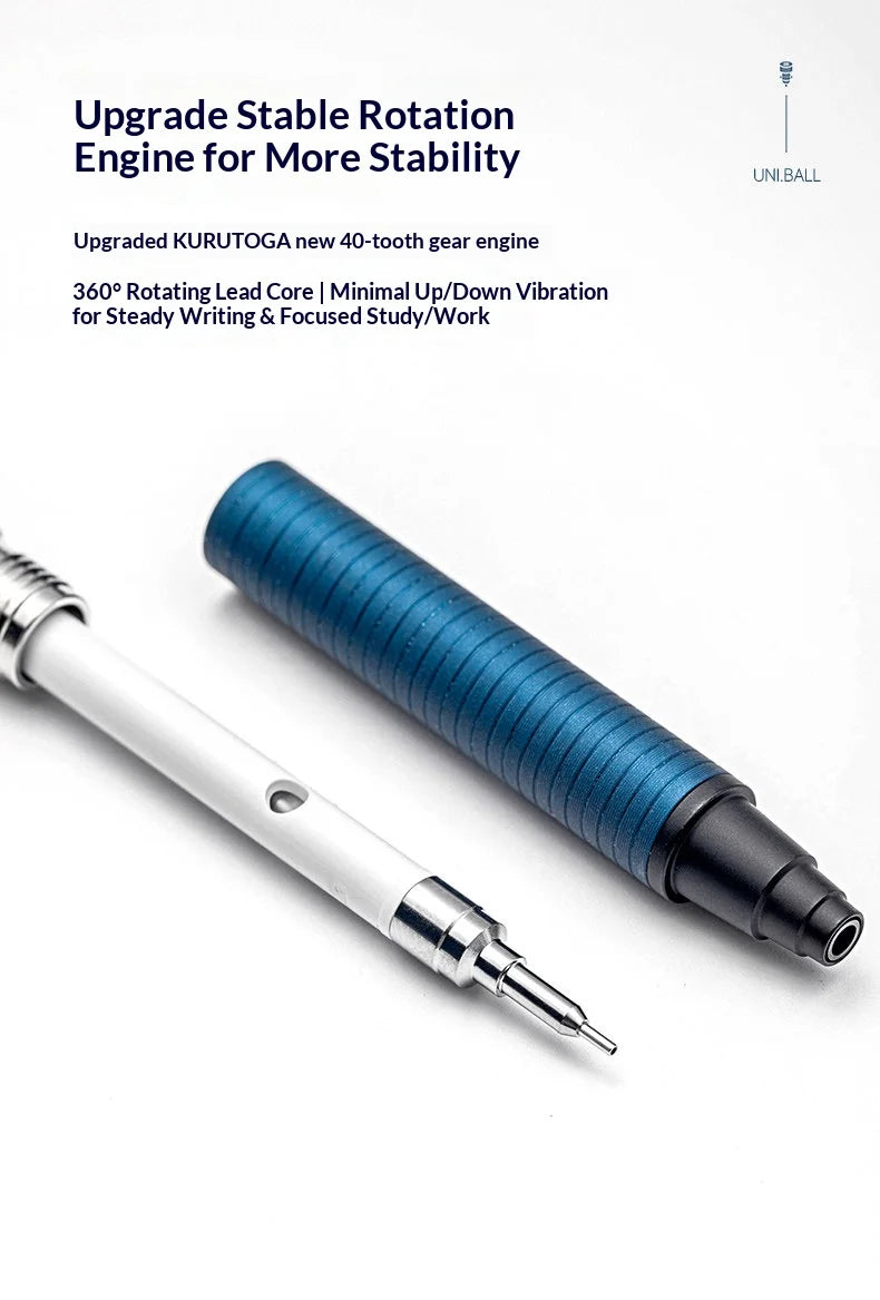CowLost | product_id-uni-m5-kh-sunrise-orange-limited-kurutoga-0-5mm-auto-rotating-metal-mechanical-pencil-break-resistant |9