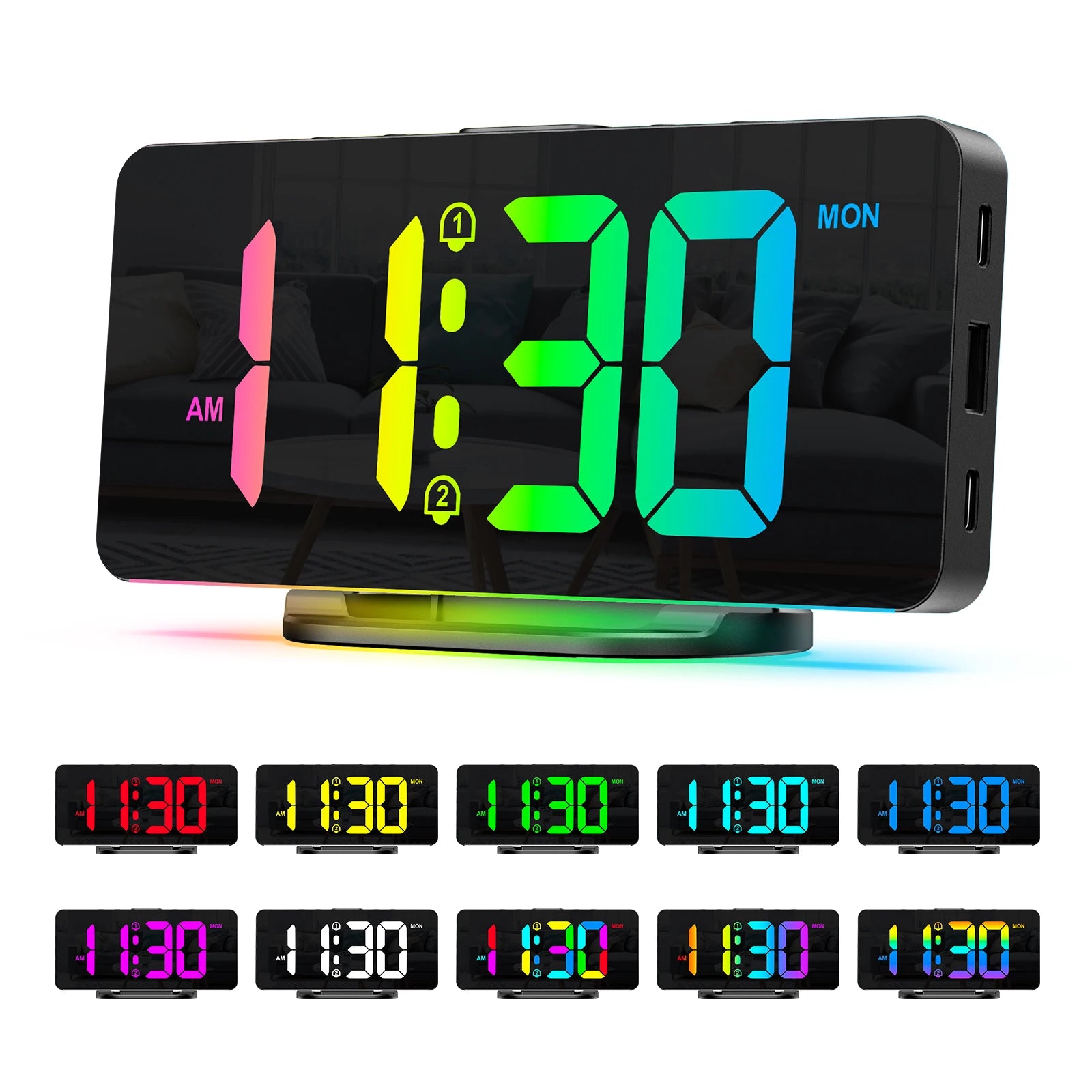 CowLost | product_id-oria-rgb-led-digital-alarm-clock-with-atmosphere-night-light-for-home-office-gifts |1