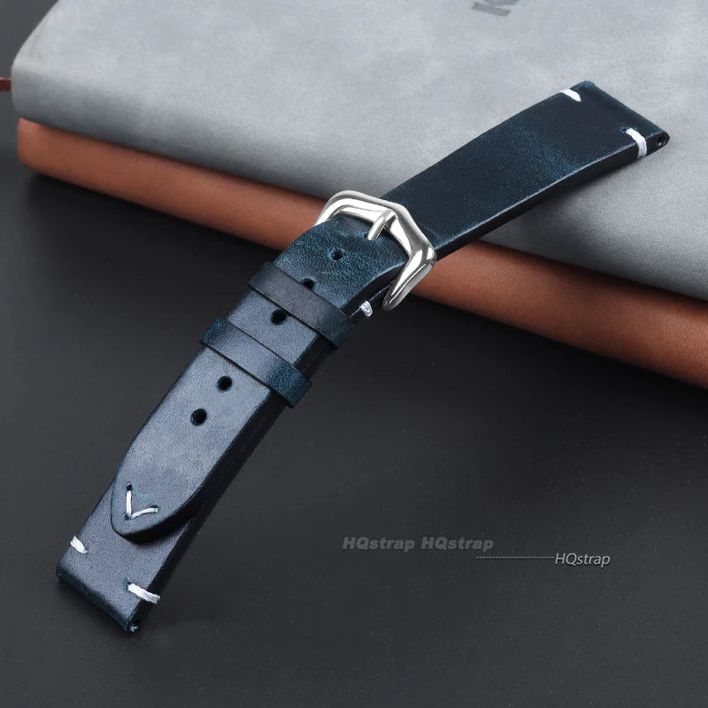 CowLost | product_id-genuine-cowhide-leather-watch-strap-18-24mm-oil-wax-discoloration-retro-wristband |25
