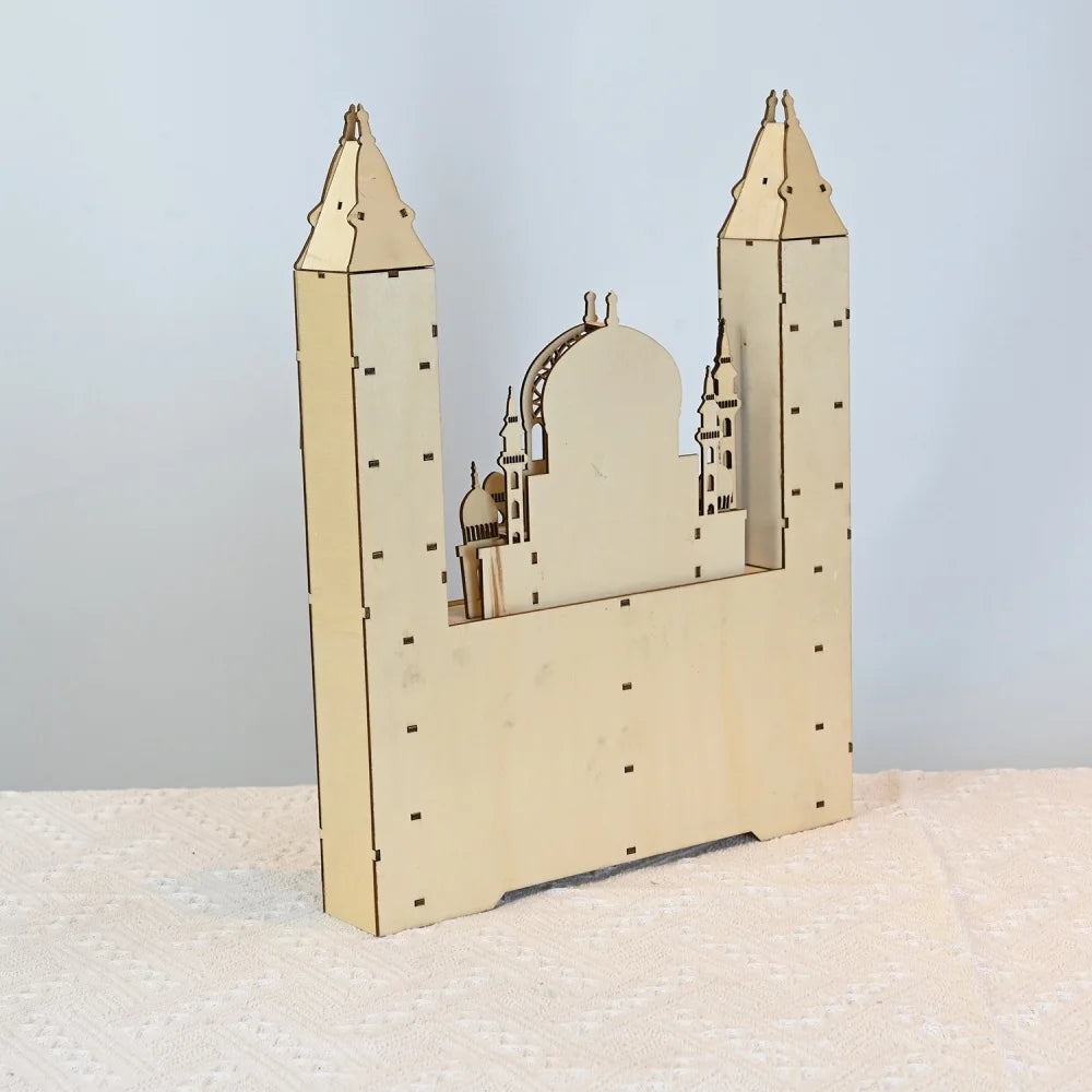 CowLost | ramadan-countdown-calendar-eid-mubarak-wooden-mosque-ornaments |6