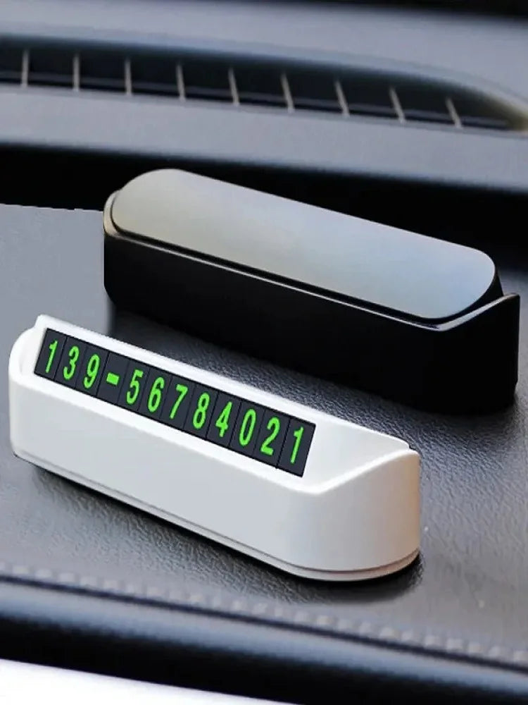 CowLost | mobile-phone-car-mounts-product_id-car-phone-number-card-temporary-parking-plate-13x2-5cm-anti-slip-holder |7