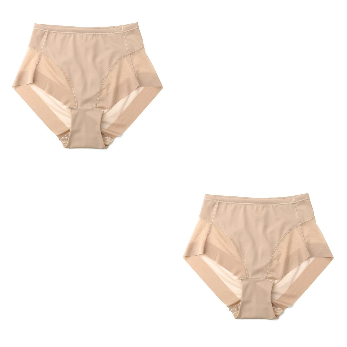 CowLost | product_id-2pcs-women-high-rise-seamless-tummy-control-butt-lifter-briefs-s-3xl |9