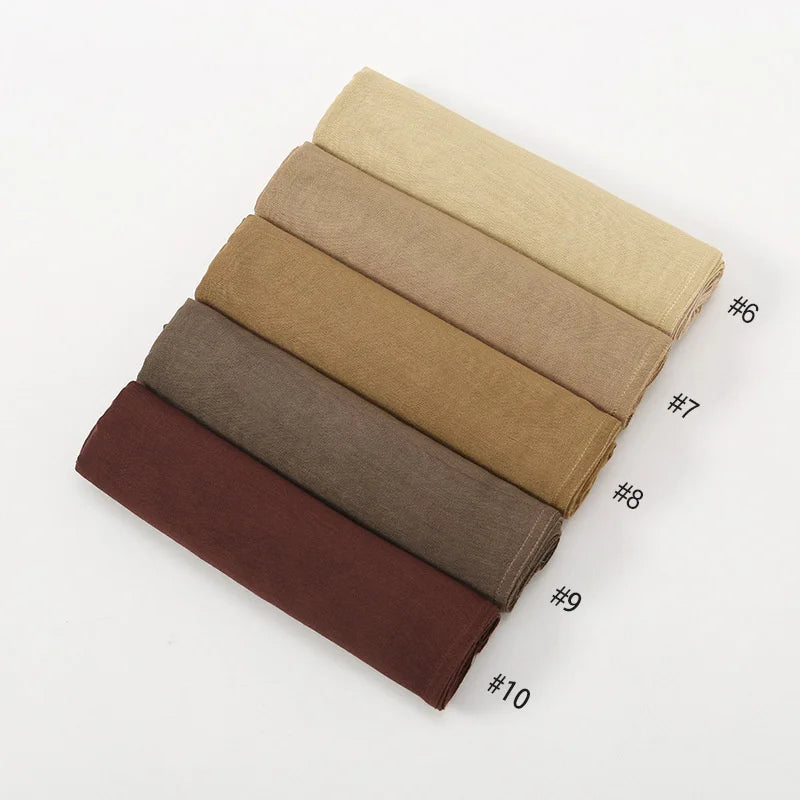 CowLost | 2pcs-set-hijab-matching-color-jersey-cap-lady-plain-viscose |6