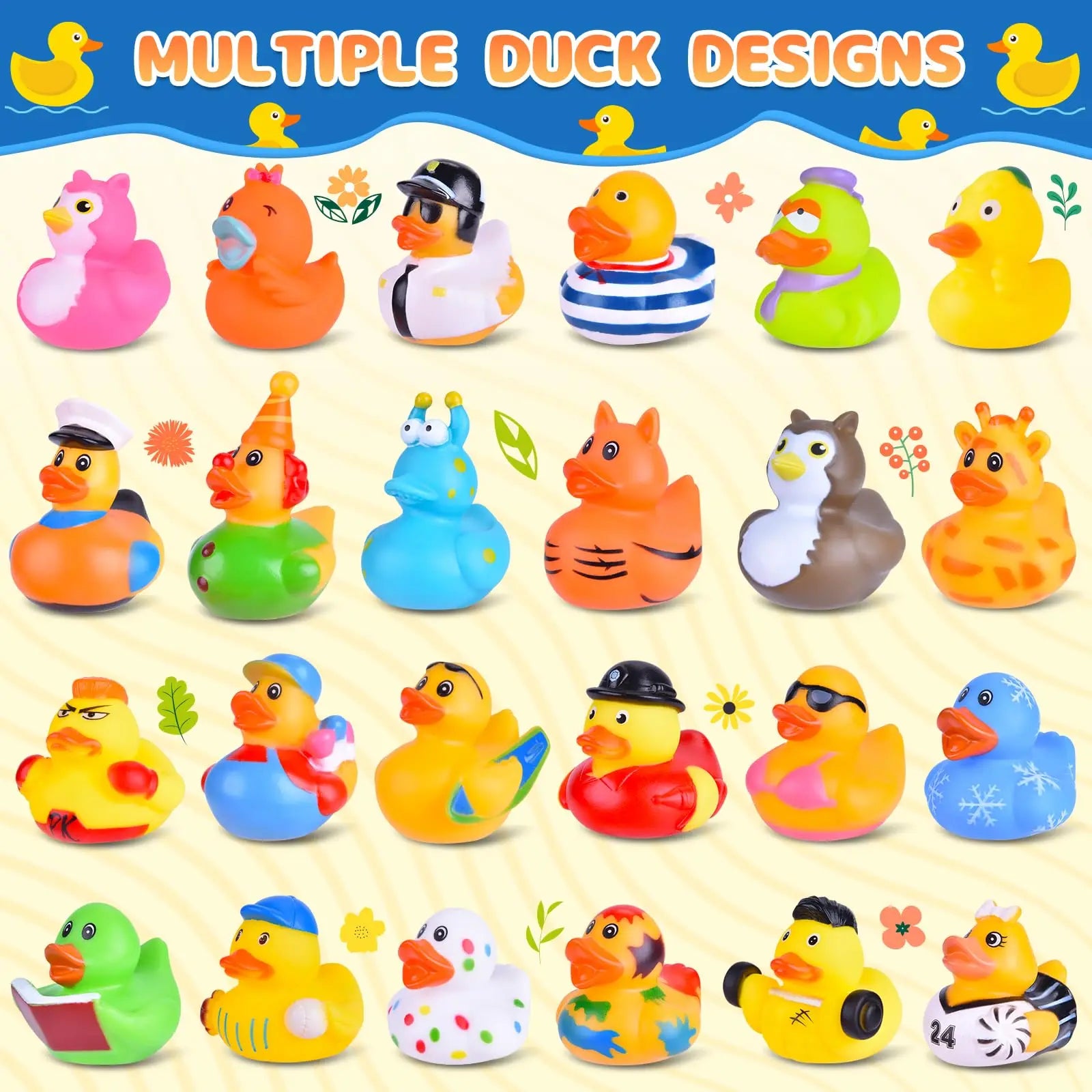 CowLost | product_id-bulk-rubber-ducks-10-20-40-80pcs-toddler-bath-toys-floater-car-ducks |3