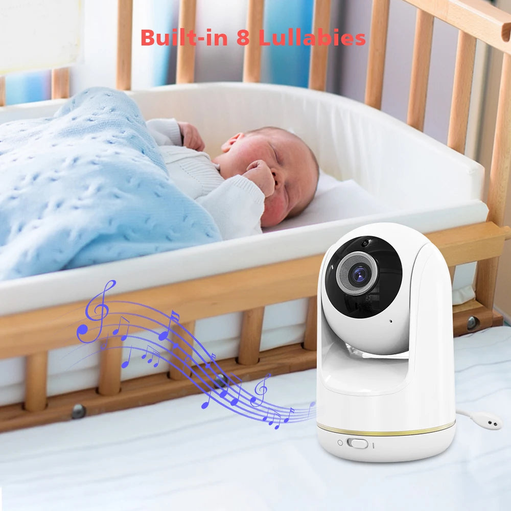 CowLost | vb803-baby-monitor-5-inch-720p-larger-display-with-camera-330-pan-135-tilt-3x-zoom-2-way-audio-night-vision-babysitter-camera |11